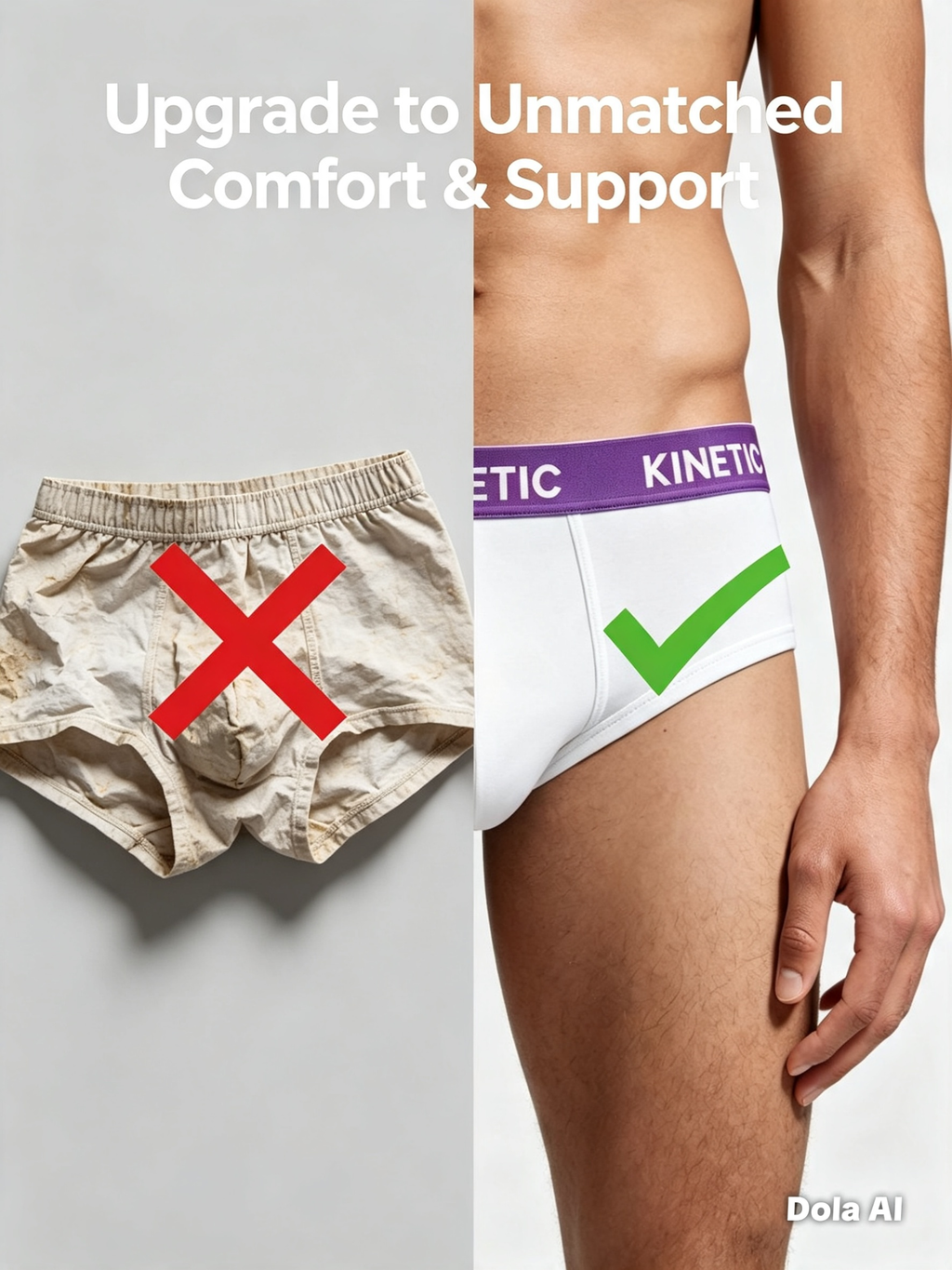 Blue brief underwear