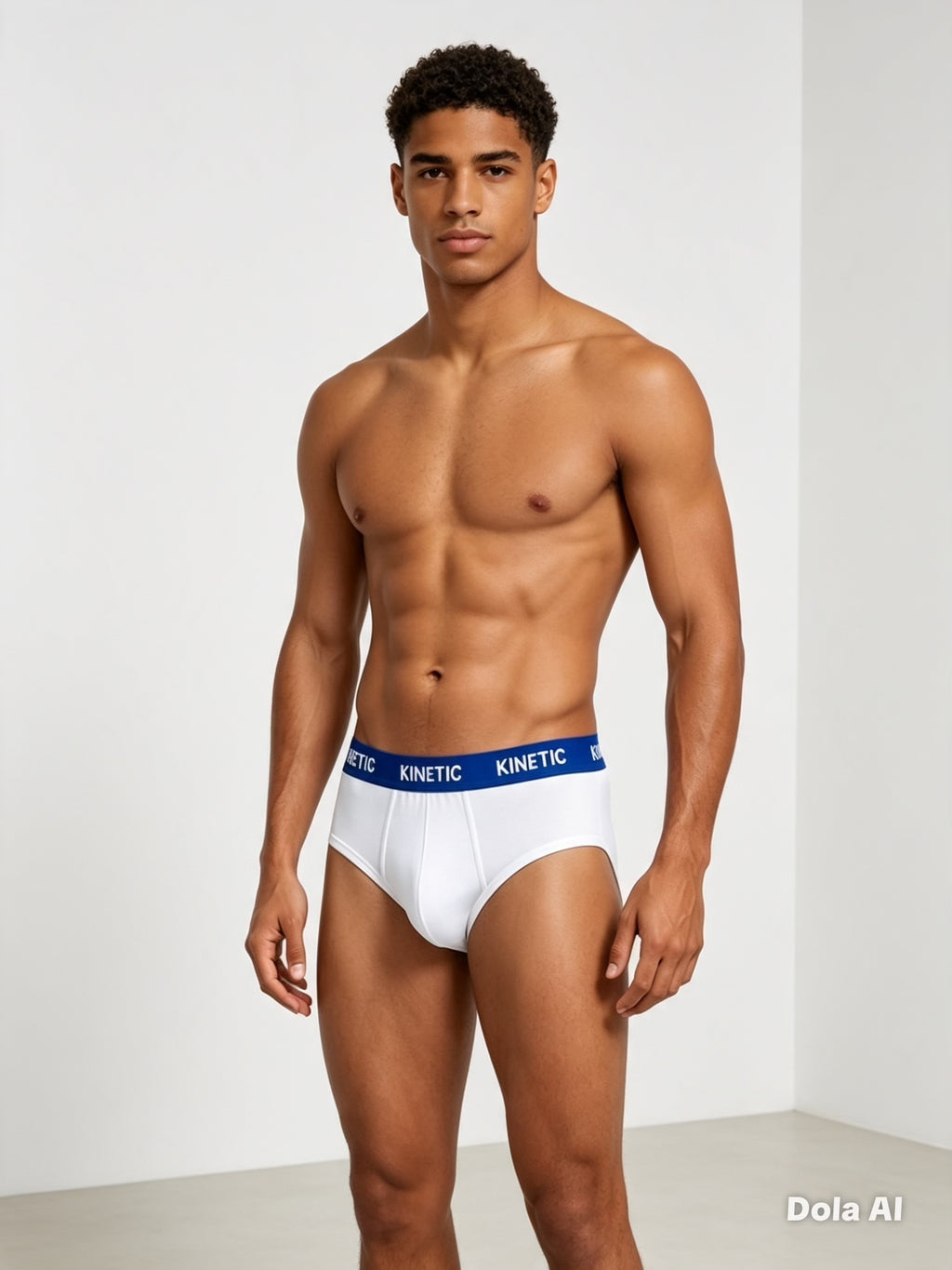 Blue brief underwear